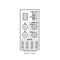 Cobalt RM20-9410DA-2EO-D-HDBNC Rear I/O Module For 9410DA-2EO - 3G/HD/SD-SDI / ASI / MADI Input/Output BNC -LC Fiber Tx