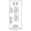 Cobalt SAPPHIRE RM20-BIDI-2H2S-B-HDBNC Rear I/O Module - 2 HDMI Inputs/2 HDMI Outputs/2 SDI Inputs & 2 SDI Outputs