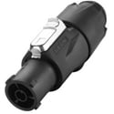 REAN RCAC3F-X-000-1 Power X Series IP65 Female Cable XLR Connector - Power Out - Screw Terminals - 50/Pack - 20 Amp