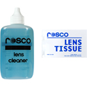 Rosco Lens Cleaner & Lens Tissue Bundle - 2oz Bottle of Lens Cleaner & 100 Sheet Pack of Lens Tissue