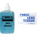 Photo of Rosco Lens Cleaner & Lens Tissue Bundle - 2oz Bottle of Lens Cleaner & 100 Sheet Pack of Lens Tissue