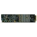 Ross DMX-8259-4C-R2C 3G/HD/SD SDI openGear Analog Audio De-Embedder Card & Rear Module