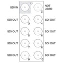 Ross R2-8802 20 Slot Full Rear Module for SRA-8802 1x8 DA