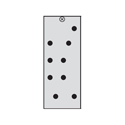 Ross R2-BLANK openGear Rear Module Blank Plate