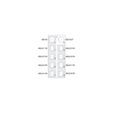 Ross R24C-8258 20 Slot openGear Full Rear Module for MUX-8258-4C 3-pin Analog Audio I/O