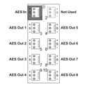 Ross R2B-8402 20 Slot Rear Module for ADA-8402-B