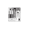 Ross R2C-8644 4-Slot Rear Module for AAP-8644