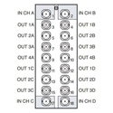 Ross R2H-8809 High Density 18 HD-BNC openGear Rear Module for QEA-8809