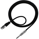 Rapco BPBQXF-10 Patch Cable XLRF/RA Balanced - 1/4 Inch TRS - XLR Female - 10 Foot