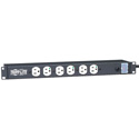 Photo of Tripp Lite RS1215-HG UL 1363 1U Rackmount Power Strip w/ 12 Hospital-Grade Outlets - 15 Foot Cord (Not for Patient-Care)