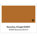 Rosco 101034056020 Cinegel Light Filter - 3405 RoscoSun 85N.3 - 60 Inch x 20 Foot Roll