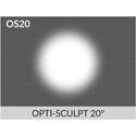 Photo of Rosco OPTI-SCULPT 20 Degree Beam Pattern for Precise Beam Sculpting - 24 Inch x 40 Inch Sheet