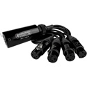 Photo of SoundTools CAT Tails CTFX etherCON Breakout to Quad Female XLR cables