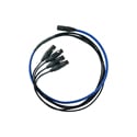 Photo of SoundTools SuperCAT Sound Tails SCST-FD-E - etherCON to 5-Pin Female DMX Lighting Control Breakout Cable - 5 Ft - Blk