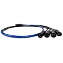 Photo of SoundTools SuperCAT Sound Tails SCST-MX-E - etherCON to 3-Pin Male XLR Lighting Control Breakout Cable - 5 Ft - Blk
