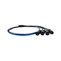 Photo of SoundTools SuperCAT Sound Tails SCST-MX-E - etherCON to 3-Pin Male XLR Lighting Control Breakout Cable - 5 Ft - Blk