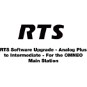 RTS OMS_AP TO INT Software Upgrade Analog Plus to Intermediate - for the OMNEO Main Station
