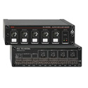 RDL RU-MX5ML 5 Channel Mic/Line Audio Mixer with Phantom Power