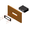 Photo of RDL RU-SMA1 Rack-Up Mounting Plate - Mounts any Rack-Up Module in a Cabinet