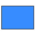 Rosco E-Colour gel roll Medium Blue #132  48-in x 25-ft Roll