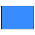 Rosco E-Colour gel roll Medium Blue #132  48-in x 25-ft Roll