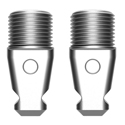 Rycote 185813 5/8-Inch Male Tips for PCS Quick-Release Adapters - Pair