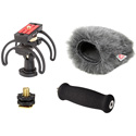 Rycote 46025 Portable Recorder Kit for Zoom H5 Including Shockmount Mini Windjammer and Extension Handle