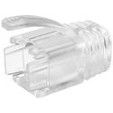 Simply45 S45-B004P PROSeries Integrated Strain Relief for all Simpy45 External Ground Shielded RJ45 - Clear - 100pcs/Bag