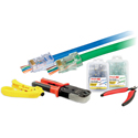 Photo of Simply45 PTK56U Pass Through Series Cat5e/6 UTP Starter Termination Kit - Boxed