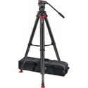 Sachtler 0395 System FSB 4 with Flowtech 75 Carbon Fiber Tripod and Mid-Spreader