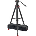 Photo of Sachtler 0795 System FSB 8 Sideload with Flowtech75 Carbon Fiber Tripod with Mid-Level Spreader and Rubber Feet