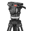 Sachtler 1002 75mm Tripod & Ace M Fluid Head with Ground Spreader