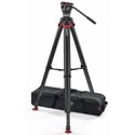 Photo of Sachtler 1017MS System Ace XL with Flowtech 75 Carbon Fiber Tripod with Rubber Feet and Mid-Level Spreader