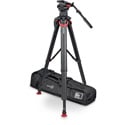 Photo of Sachtler System Video 15 Fluid Head (1505) + Tripod Flowtech 100 MS with Mid-Level Spreader and Rubber Feet