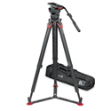 Sacthler System Video 18 flowtech100 GS Tripod System with Video 18 Fluid Head/Tripod/Ground Spreader & Bag
