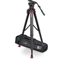 Photo of Sachtler System Video 18 Fluid Head (1811) + Tripod Flowtech 100 MS with Mid-Level Spreader and Rubber Feet