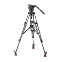 Photo of Sachtler Video 18 S2 Fluid Head & ENG 2 CF Tripod System with Mid-Level Spreader