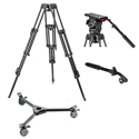 Photo of Sachtler 1868S2 System Video 18 Aluminum with Fluid Head / ENG 2 D Tripod & Dolly S