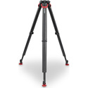 Sachtler 5584 Flowtech 100 2-Stage Carbon Fiber Tripod with Quick Release Brakes and Rubber Feet