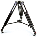 Sachtler Tripod OB 2000 Heavy-Duty Aluminum Tripod for Flat Base Fluid Heads - 26-48.8 in - Includes Mid-Level Spreader