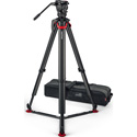 Sachtler S2064S-FTGS System aktiv6 Sideload with Flowtech 75 Tripod/Ground Spreader/Carry Handle and Bag