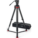Sachtler S2068S-FTGS System aktiv8 Sideload with Flowtech 75 Tripod/Ground Spreader/Carry Handle and Bag