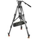 Photo of Sachtler System Video 20 Carbon Fiber with Fluid Head/ENG 2 CF Heavy-Duty Tripod/Mid-Level Spreader/Rubber Feet and Bag
