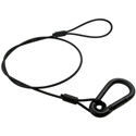 Photo of SAFE-2 30 Inch Black Safety Cable with 5/16 Inch Springhook