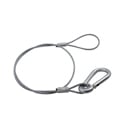 Photo of Fehr Brothers SAFE-3-SR 1/8 x 18 7 x 7 Galvanized Lighting Restraint Cable with 5/16 Spring Hook - Silver