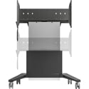 Salamander Designs FPS2/EL/GG FPS Electric Lift Universal Heavy-duty Mobile Cart - up to 50-70-Inches - Graphite & Gray