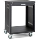 Photo of Samson SRK12 12-Space 18-Inch Deep Universal Equipment Rack with Casters