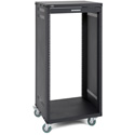 Photo of Samson SRK21 21-Space 18-Inch Deep Universal Equipment Rack with Casters