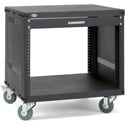 Photo of Samson SRK8 8-Space 18-Inch Deep Universal Equipment Rack with Casters