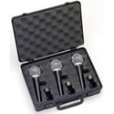 Samson SAMR21 Cardioid Dynamic Vocal/Recording Microphone 3 Pack